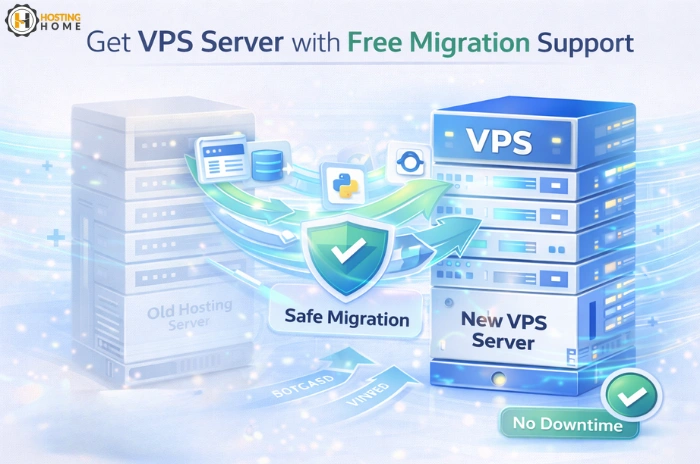 Get VPS Server with Free Migration Support.
