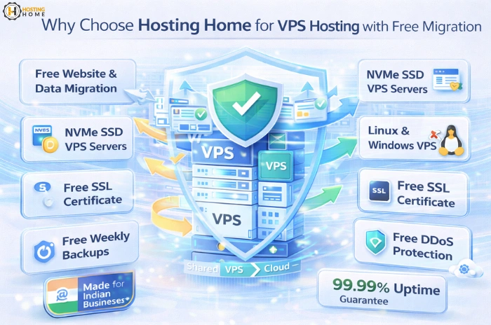 Why choose Hosting Home for VPS Hosting with Free Migration.