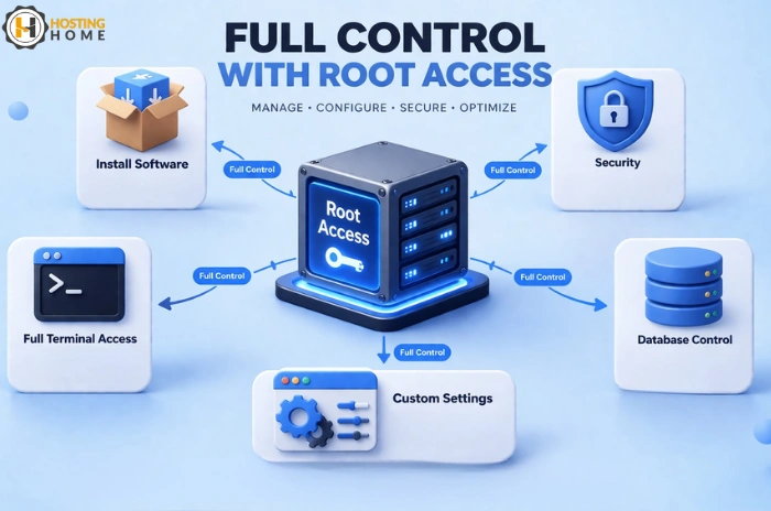Full control With Root Access