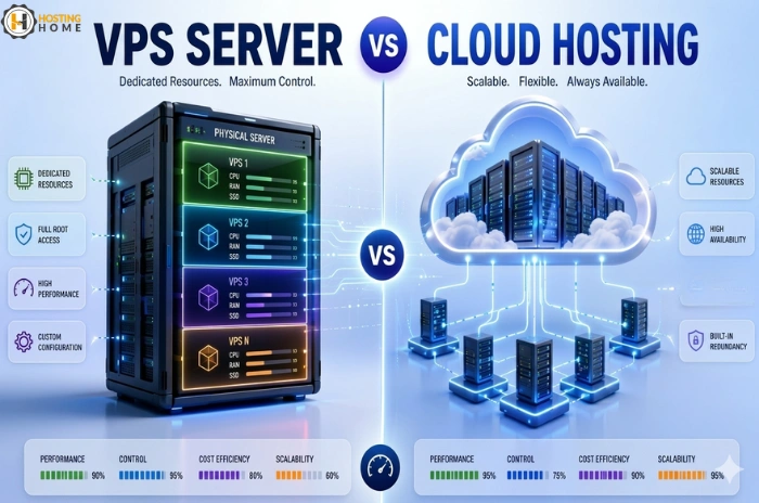 VPS Server vs Cloud Which one to choose
