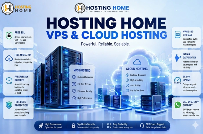 Why Choose Hosting Home for VPS and Cloud hosting Services