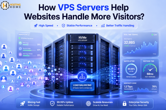 How VPS Servers Help Websites Handle More Visitors